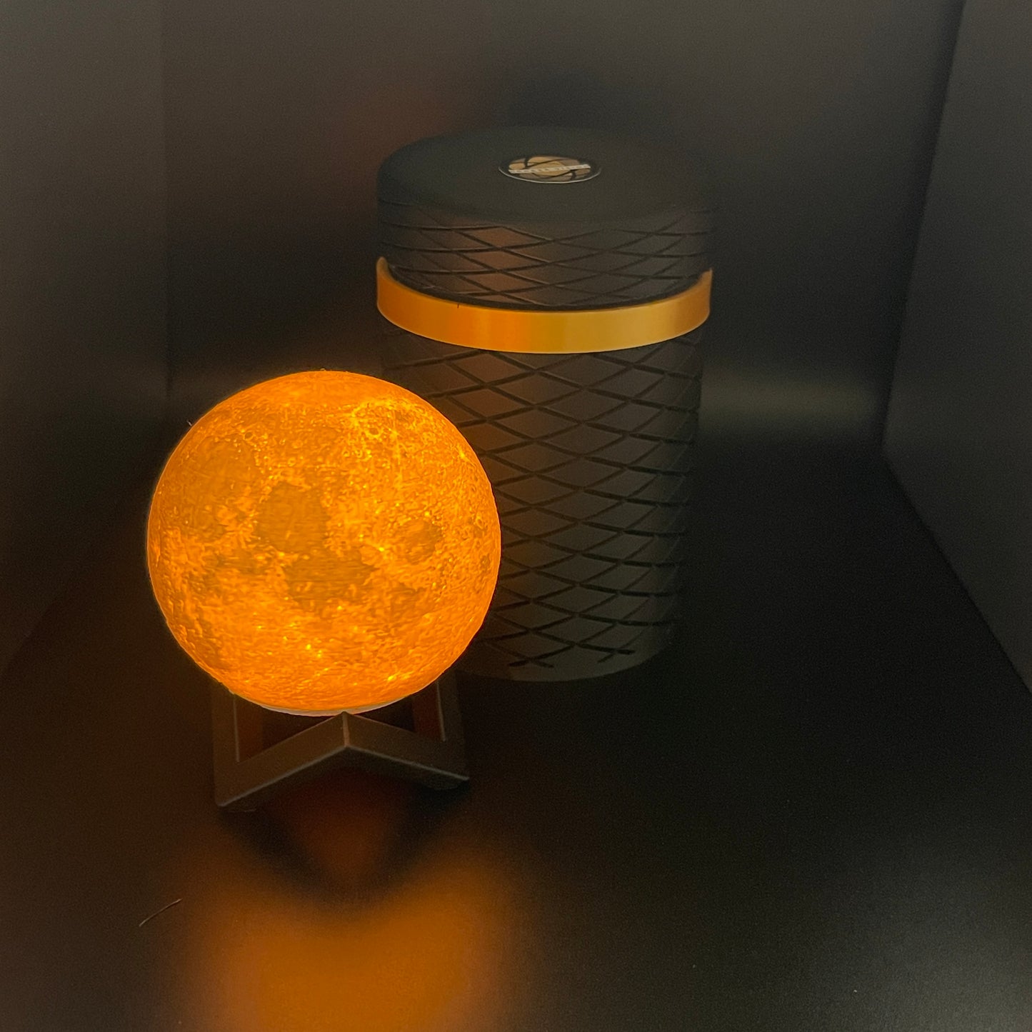 Luna luminosa 3d modello DELUXE - Mappatura reale